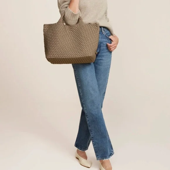 Naghedi St. Barths Medium Tote Bag in Cashmere Color - Picture 10 of 13